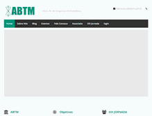 Tablet Screenshot of abtm.com.br